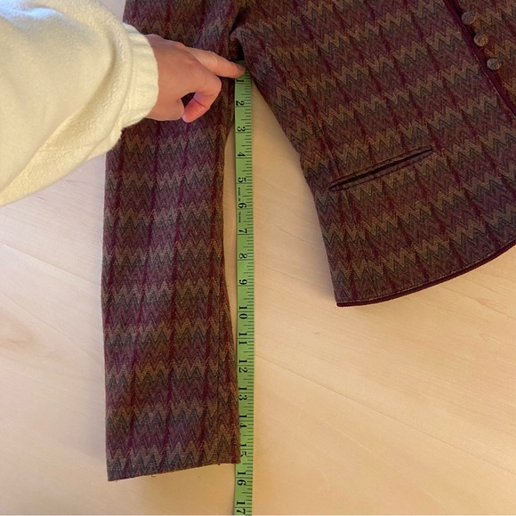 SASSON vintage wool-blend blazer. Classy. Size 6/7. - Picture 10 of 15